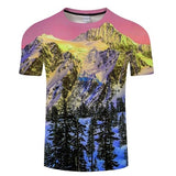 Blue Flaming 3D T-Shirt