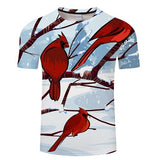 Blue Flaming 3D T-Shirt