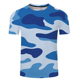 Blue Flaming 3D T-Shirt