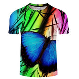 Blue Flaming 3D T-Shirt
